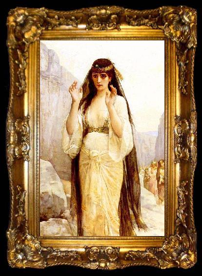 framed  Alexandre Cabanel The Daughter of Jephthah, ta009-2